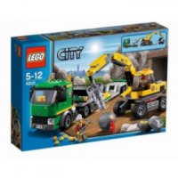Конструктор Lego City "Экскаватор и транспортер"