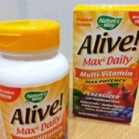 Мультивитамины Natures Way Alive Max6 Daily Multi-viamin Max Potency