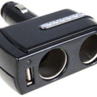 Разветвитель прикуривателя с USB-разъемом Intego С-01