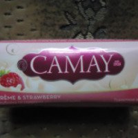 Туалетное мыло Camay Creme & Strawberry