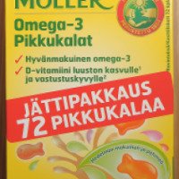 Витамины Moller Омега-3 для детей Pikkukalat