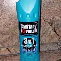 Чистящее средство Sanitary Formula "Ультрабелый 3 в 1"