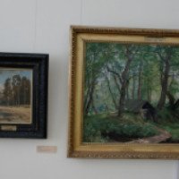 Выставка картин И.И. Шишкина в музее изобразительных искусств имени М.А. Врубеля (Россия, Омская область)