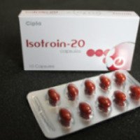 Средство для лечения прыщей "Изотроин 20"