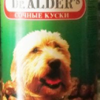 Консервированный корм для собак Dr. Alder's Сочные куски "Сердце + рубец"
