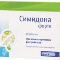 Препарат для лечения климатических расстройств Amaxa Pharma "Симидона"
