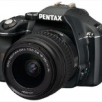 Цифровой зеркальный фотоаппарат Pentax K-x Double Kit 18-55/50-200