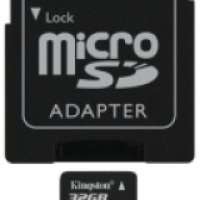 Карта памяти Kingston microSD microSDHC 32 GB Class 10