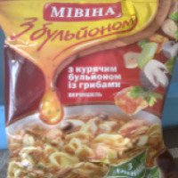 Вермишель Мивина с бульоном