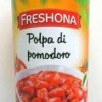 Резаные томаты в собственном соку Freshona