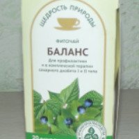 Фиточай Щедрость природы "Баланс"