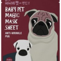 Тканевая маска для лица Holika Holika Baby Pet Magic Mask Sheet Anty-wrinkle Pug