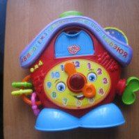 Развивающая игрушка Limo Toy "Часы домик" музыкальный