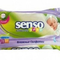 Детские влажные салфетки Senso Baby