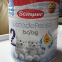 Адаптированная молочная смесь Semper nutradefense baby 2