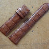 Мужской кожаный ремешок для часов Viet Nam Handcrafted Art из кожи крокодила