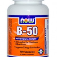Комплекс витаминов группы В Now Foods B-50
