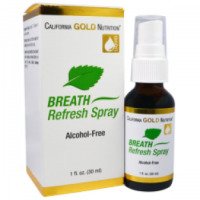 Breath Refresh Spray освежитель полости рта California Gold Nutrition