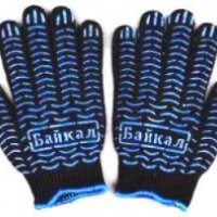 Перчатки рабочие с ПВХ Байкал