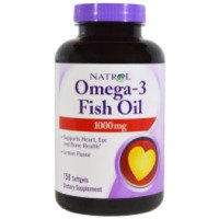 БАД Natrol "Omega-3 Fish Oil" с лимонным вкусом
